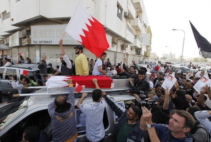 Funerales de manifestantes en Bahréin