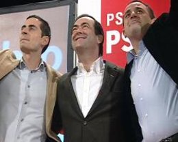 Bono con Alarte y Fernández Bielsa