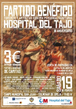 Cartel del partido benéfico