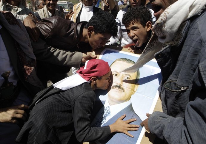 Manifestaciones en Yemen 
