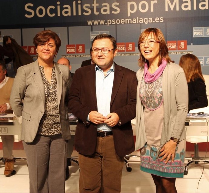 Lima, Heredia y Gámez en el Comité Provincial del PSOE