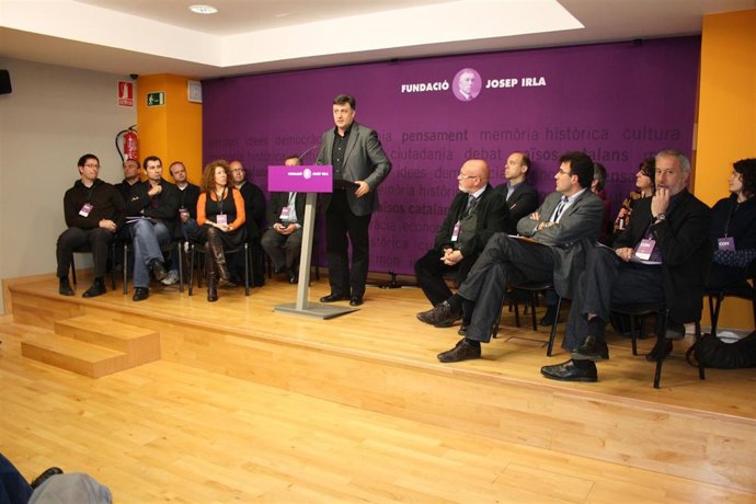 Puigcercós en la Fundació Josep Irla