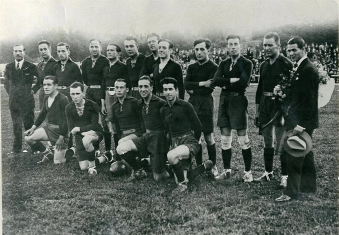 Primer partido oficial de rugby en España