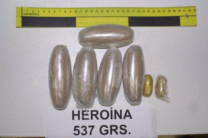 Cápsulas de heroína