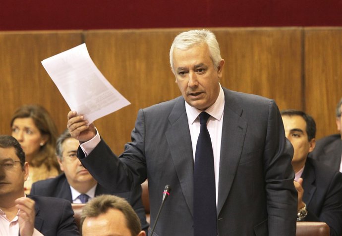 El presidente del PP-A, Javier Arenas