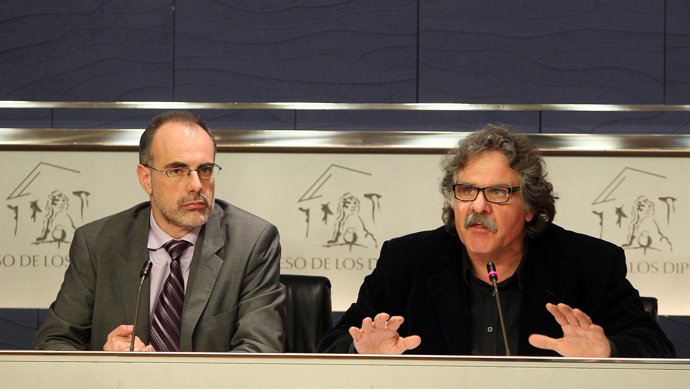 Joan Ridao y Joan Tardà (ERC) en el Congreso