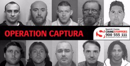 Los diez delincuentes buscados por Crimestoppers