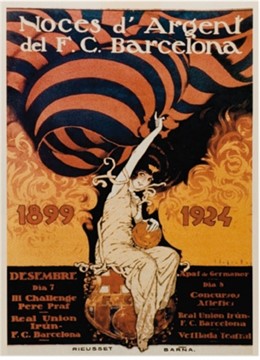 Cartel de Segrelles para el Barça