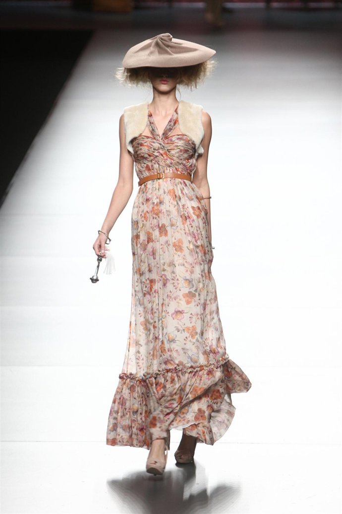 Modelo de Alma Aguilar en Cibeles