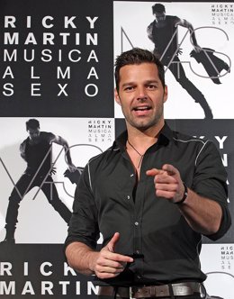 El cantante puertorriqueño Ricky Martin presenta su disco en España