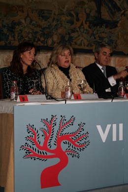 La consejera de Agricultura y Pesca de la Junta, Clara Aguilera, durante el acto