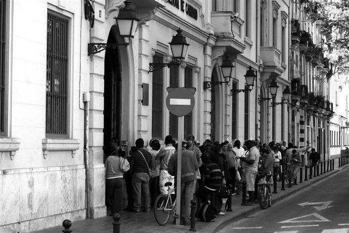 Personas a la espera de atención