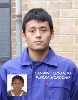 Darwin Fernando Piedra, joven desaparecido en Pamplona desde Navidad.
