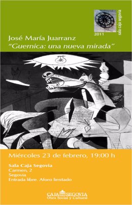 Cartel de la conferencia 'Guernica: una nueva mirada'