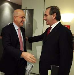 Duran (CiU) y Alonso (PSOE) en el Congreso