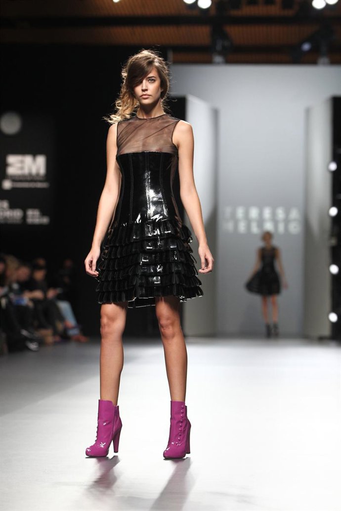 Modelo de Teresa Helbig en Cibeles