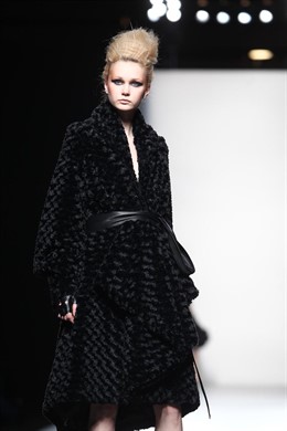 Modelo de Juana Martín en Cibeles