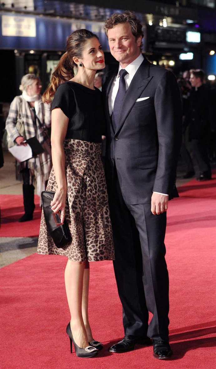 Colin Firth y su mujer Livia