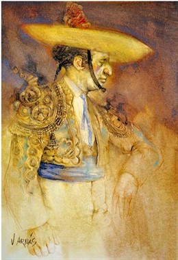 Una de las obras de Vicente Arnás