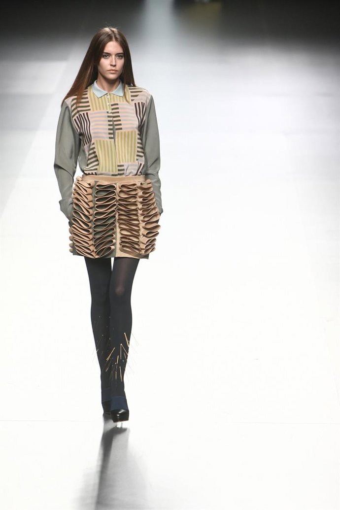 Modelo de Martin Lamothe en Cibeles