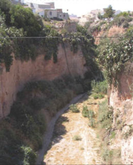 Emplazamiento de los aljibes existentes en la comarca de Jumilla
