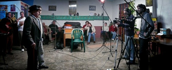 Una escena del rodaje