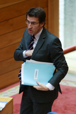 alberto nunez feijoo asiste ao pleno do parlamentofoto: ana varela