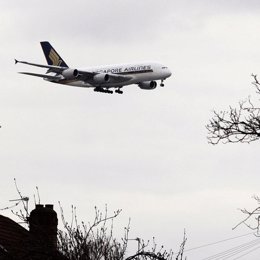 Superjumbo Airbus de la compañía Singapore Airlines