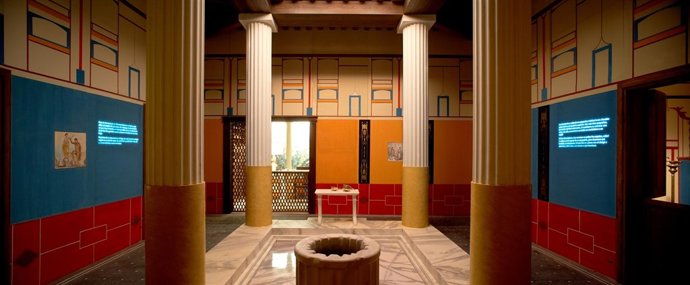 Una de las estancias que se muestran en la exposición de 'la Caixa' 'Romanorum V