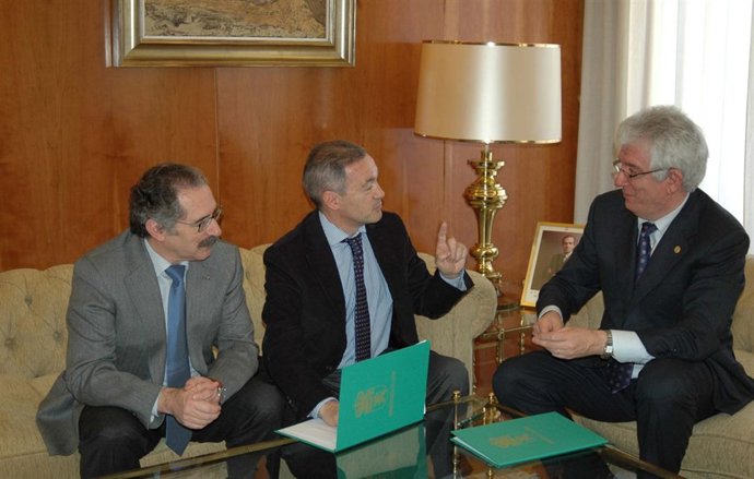 José Ángel Hermida y Serafín de Abajo