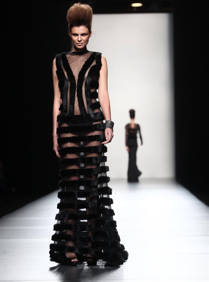 Modelo de Juana Martín en Cibeles