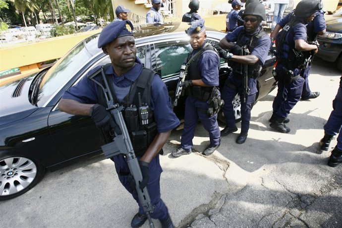 Policía en Costa de Marfil