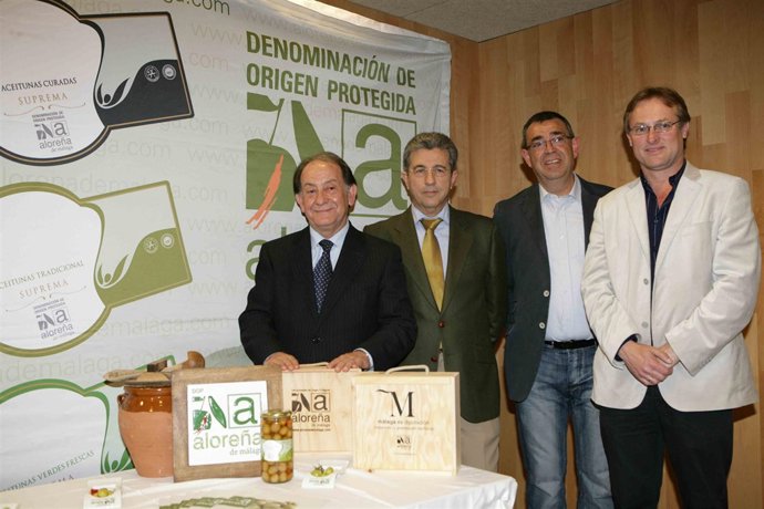 Jesús Mora y José Sánchez en la presentación del I Concurso de Cocina 'La aloreñ