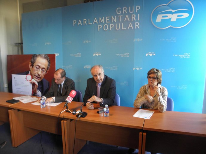 Rueda de prensa del PP