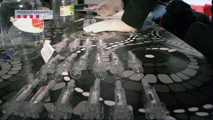 Sustancias intervenidas en la operación contra el doping