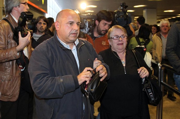 Prieto, a su llegada a Madrid