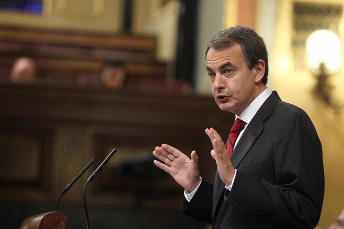 Zapatero interviene en el Congreso