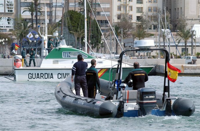 Búsqueda del buceador en Águilas