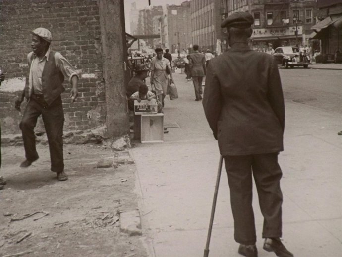 Fotografía expuesta en la muestra de Helen Levitt