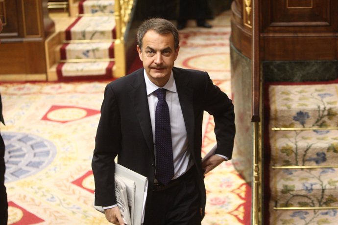 Zapatero, en el Congreso de los Diputados