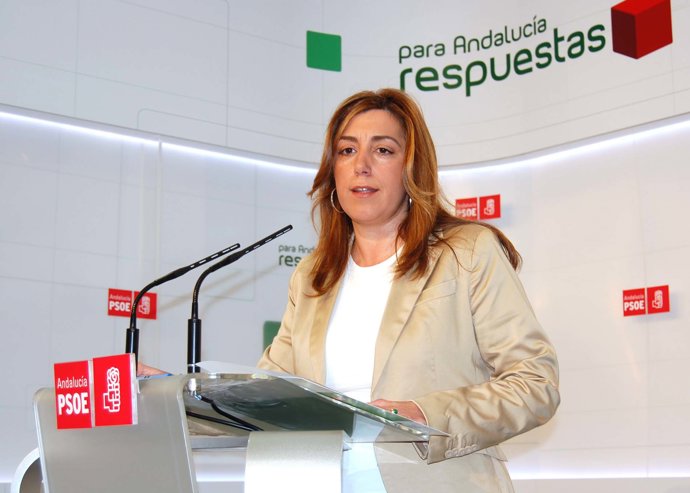 PSOE De Andalucía: Fotos Rueda Susana Díaz Y Comité Listas 24 2 11