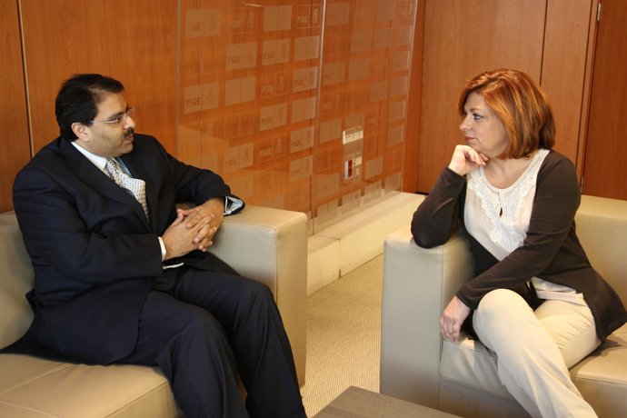 Elena Valenciano y Ayman Zaineldine