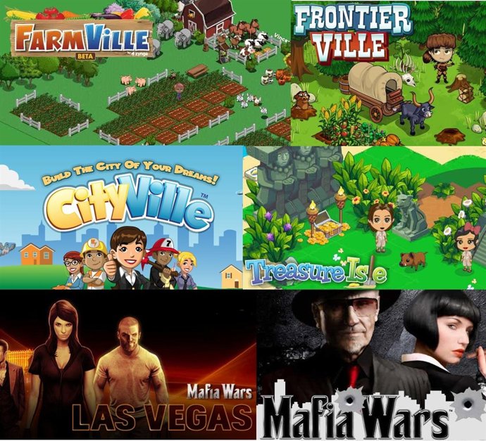 Videojuegos sociales de Zynga