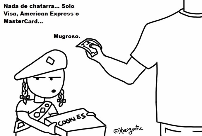 Las Girls Scout cobrarán con tarjeta