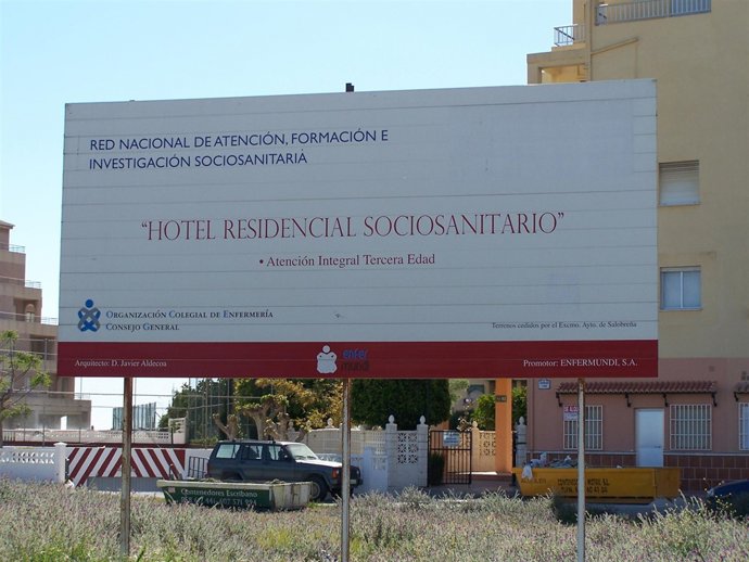 Foto de terrenos cedidos a Enfermundi por el Ayuntamiento de Salobreña (Granada)