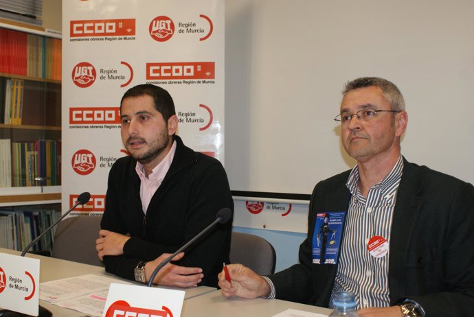 Los secretarios generales de las Federaciones de Enseñanza de CCOO Región de Mur