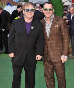 Elton John y David Furnish 
