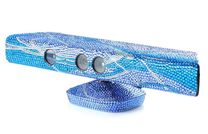 Kinect exclusivo con cristales Swarovsky de la gira de Kylie Minogue.