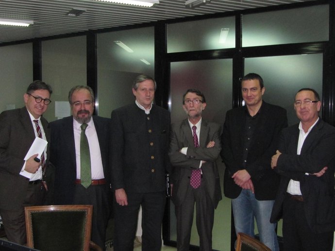 El eurodiputado de IU, Willy Meyer en Molina de Segura