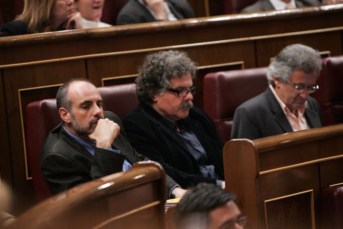 Ridao y los diputados de Esquerra (ERC) 